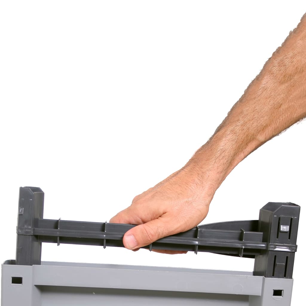 Plastskap 68x39x171,5 cm vidaXL