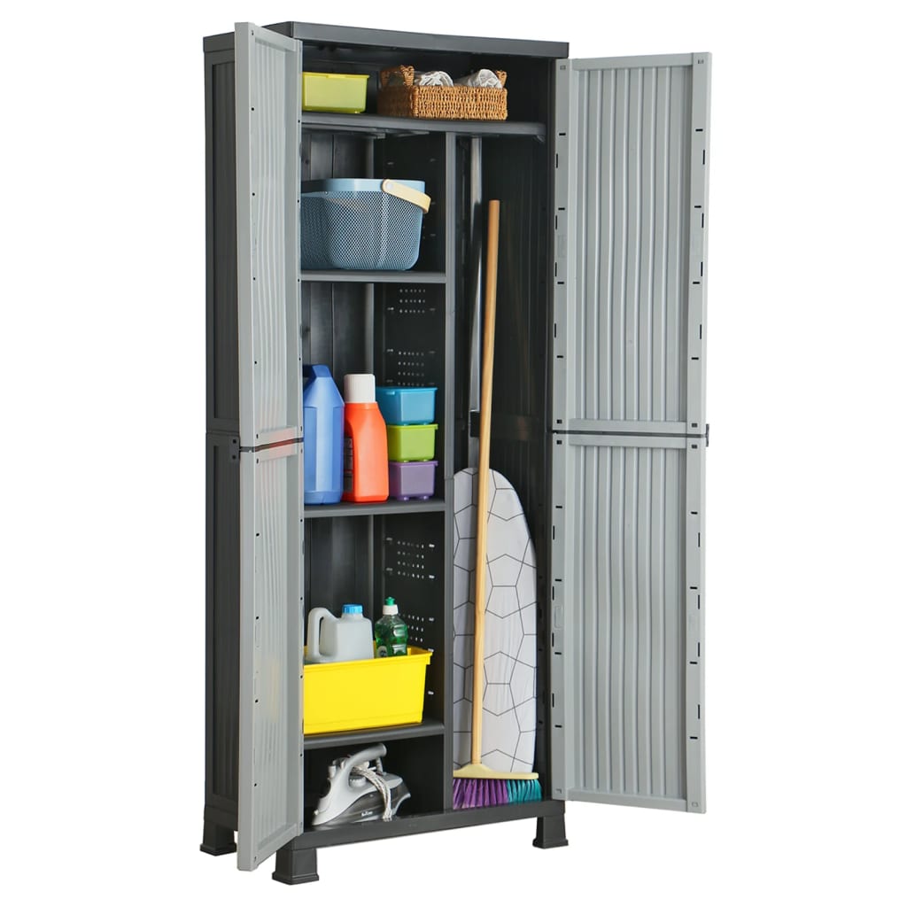 Plastskap 68x39x171,5 cm vidaXL