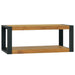 Veggmontert baderomsskap 90x45x35 cm heltre teak