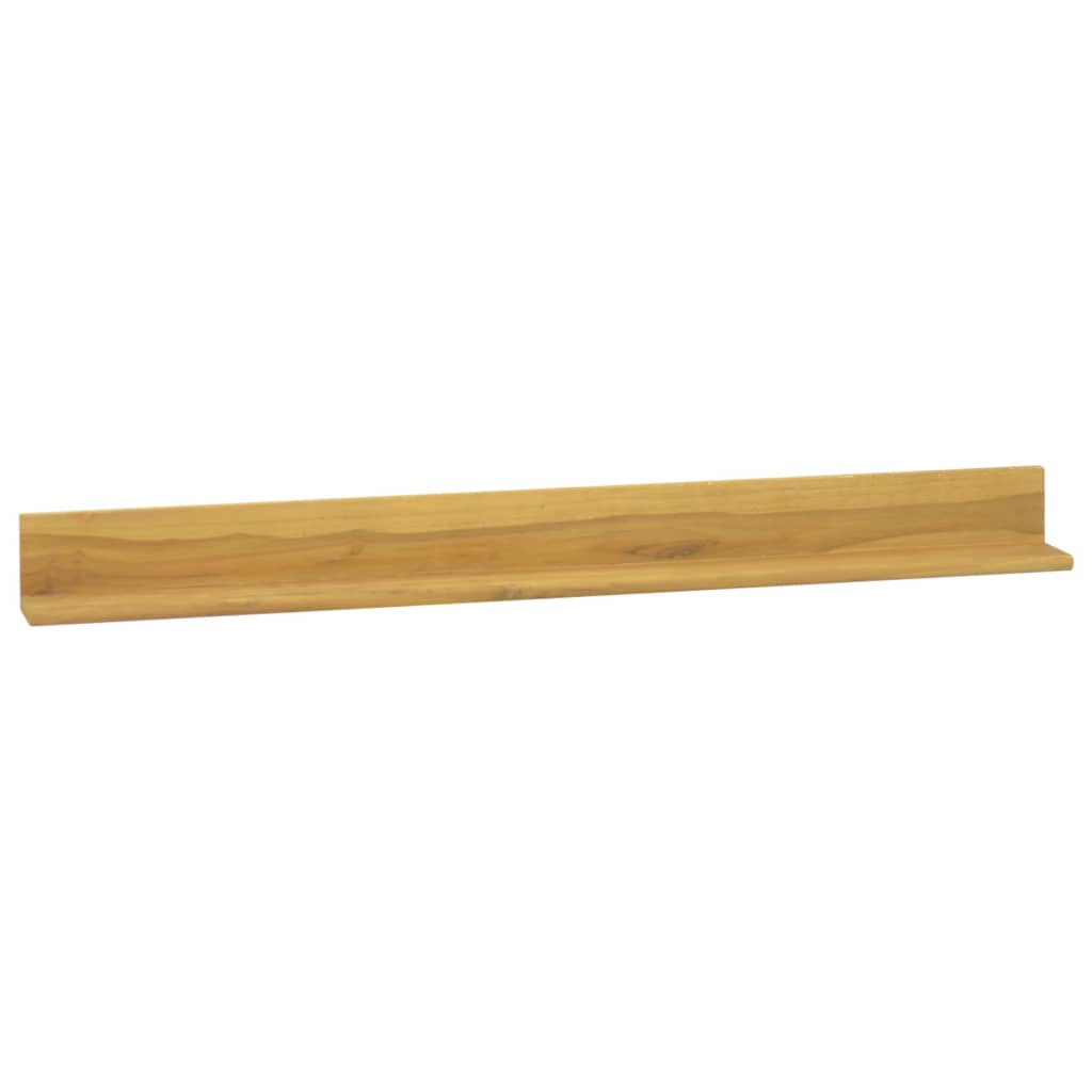 Vegghyller 2 stk 110x10x10 cm heltre teak