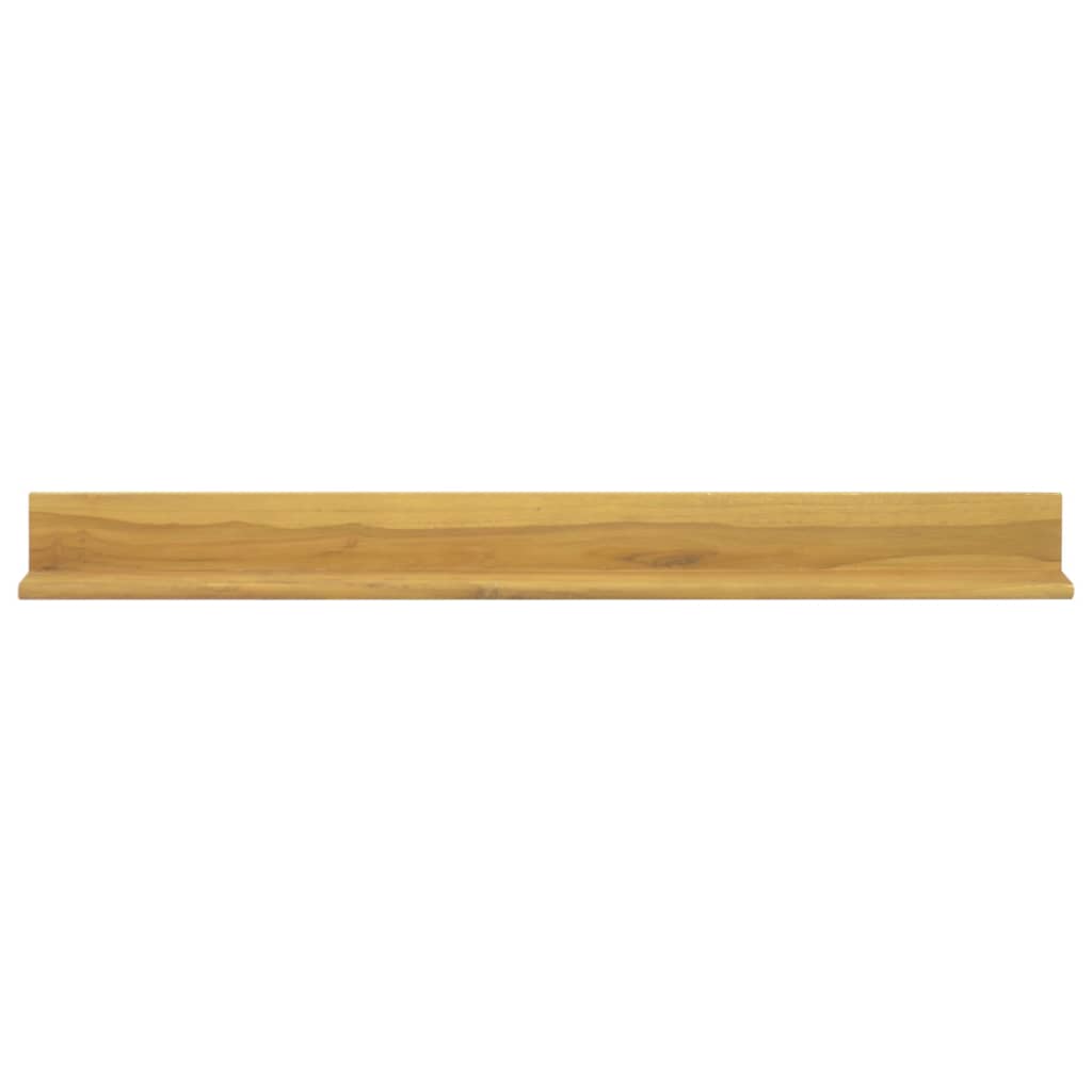 Vegghyller 2 stk 110x10x10 cm heltre teak