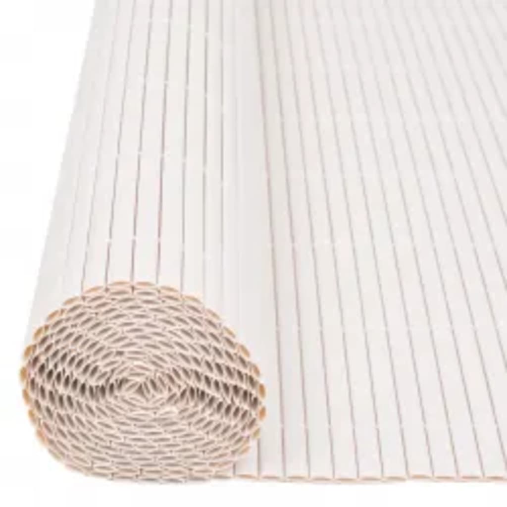Dobbelsidet hagegjerde 110x300 cm hvit