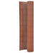 Dobbelsidet hagegjerde 110x400 cm brun