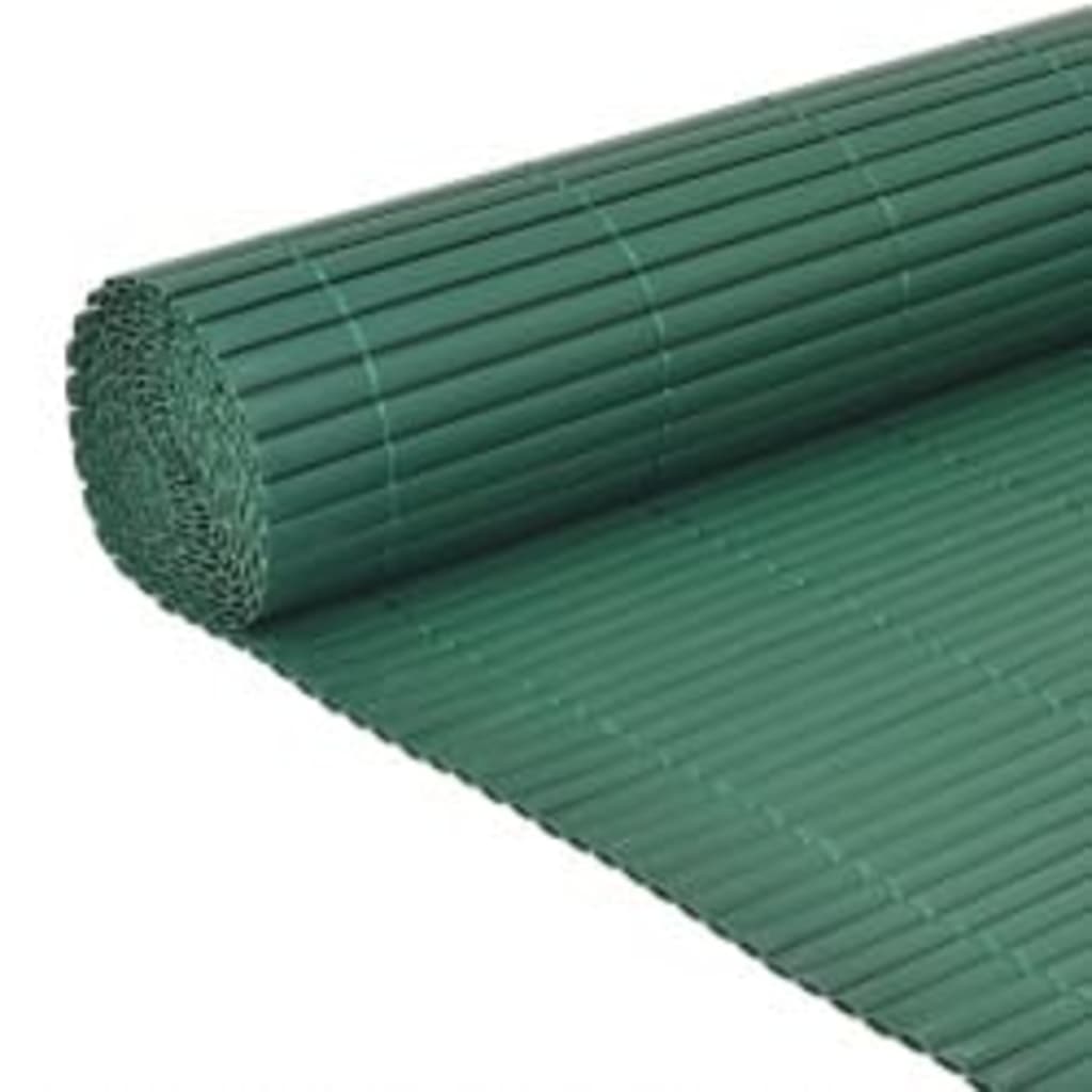 Dobbelsidet hagegjerde 110x500 cm grønn