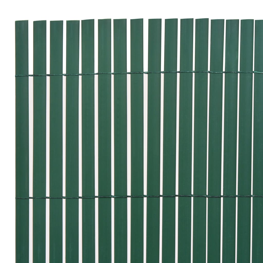 Dobbelsidet hagegjerde 110x500 cm grønn