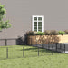Hundegård svart 42 m² stål