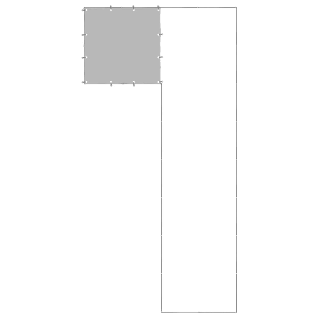 Hundegård sølv 6,05 m² stål