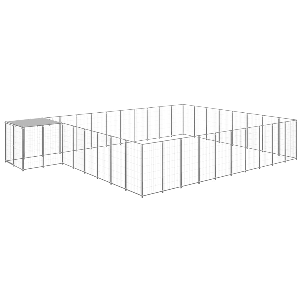 Hundegård sølv 25,41 m² stål