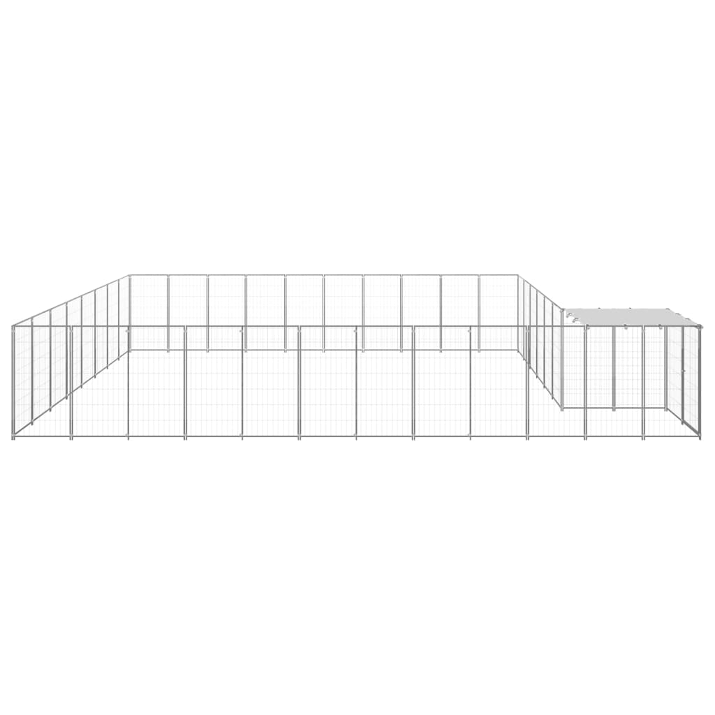 Hundegård sølv 25,41 m² stål