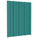Takpanel 12 pcs Grønn 60 x 45 cm Galvanisert stål