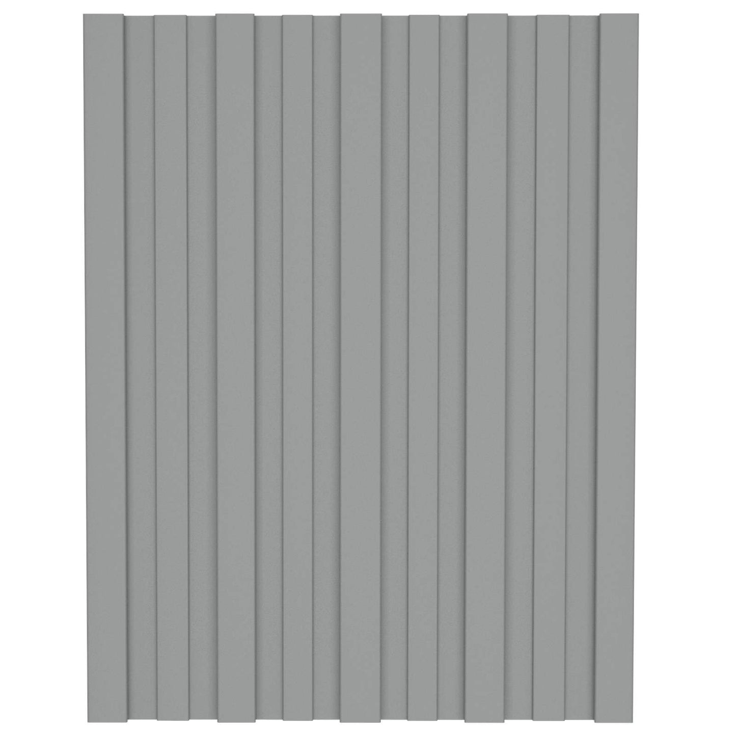 Takpanel 36 pcs Grå 60 x 45 cm Galvanisert stål