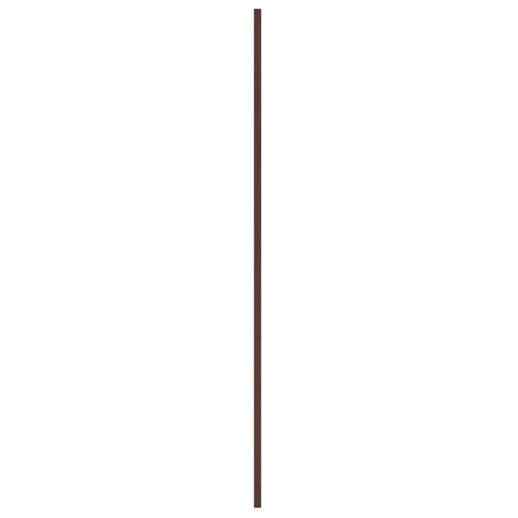 Takplater 36 stk brun 80x45 cm galvanisert stål