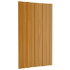 Takplater 36 stk lyst tre 80x45 cm galvanisert stål