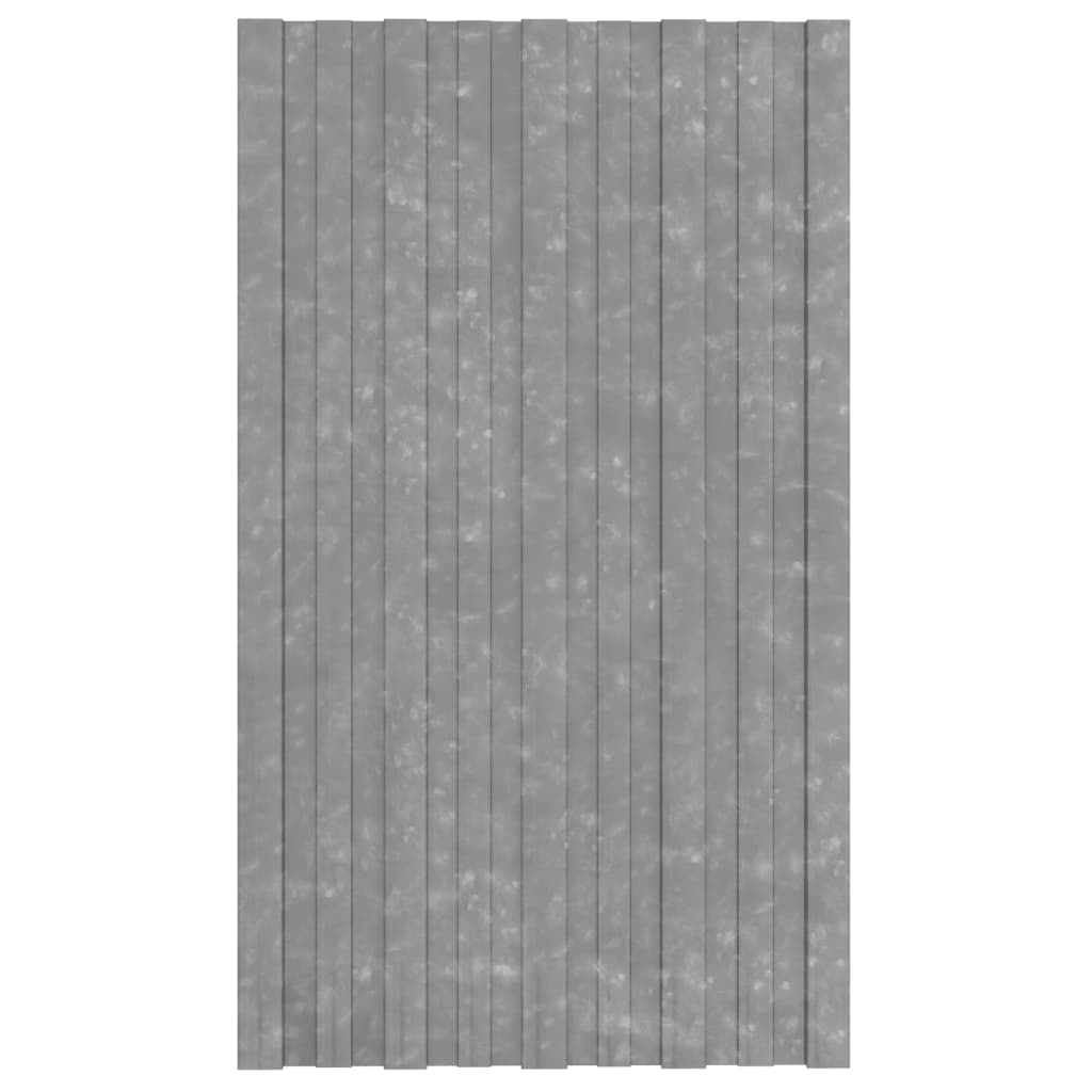 Takplater 12 stk sølv 80x45 cm galvanisert stål