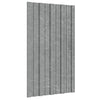 Takplater 12 stk sølv 80x45 cm galvanisert stål