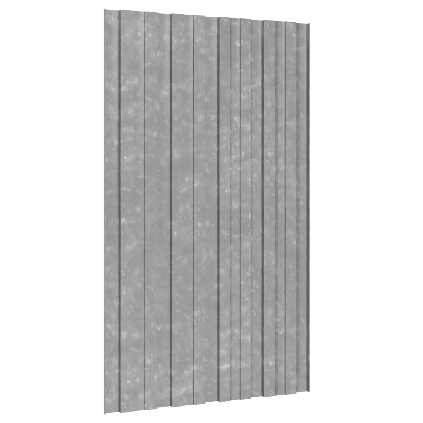 Takpanel 12 pcs Sølv 80 x 45 cm Galvanisert stål