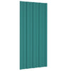 Takplater 12 stk grønn 100x45 cm galvanisert stål