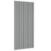 Takplater 36 stk grå 100x45 cm galvanisert stål