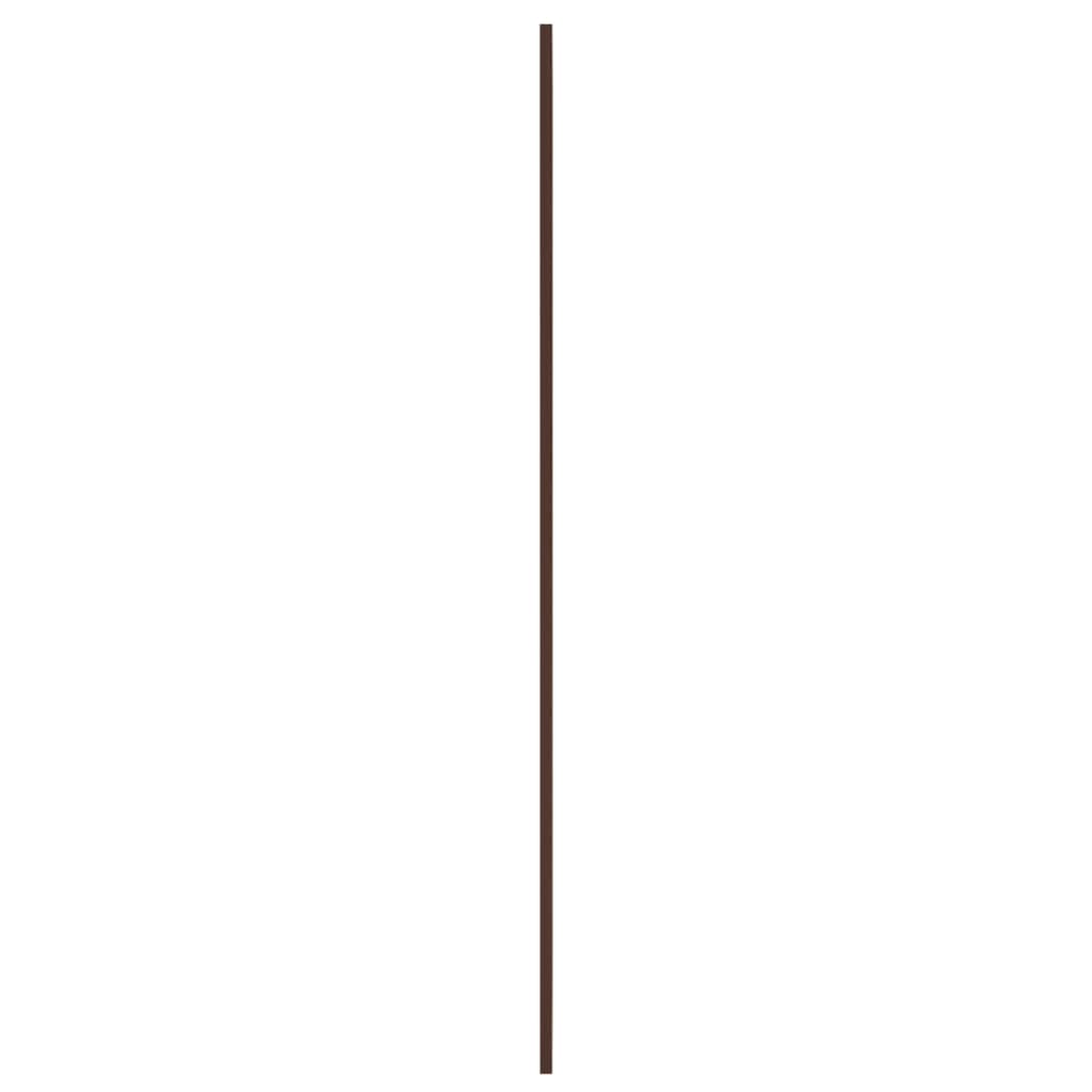 Takplater 12 stk brun 100x45 cm galvanisert stål