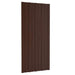 Takpanel 12 pcs Brun 100 x 45 cm Galvanisert stål
