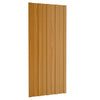 Takplater 36 stk lyst tre 100x45 cm galvanisert stål