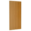 Takplater 36 stk lyst tre 100x45 cm galvanisert stål