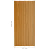 Takplater 36 stk lyst tre 100x45 cm galvanisert stål