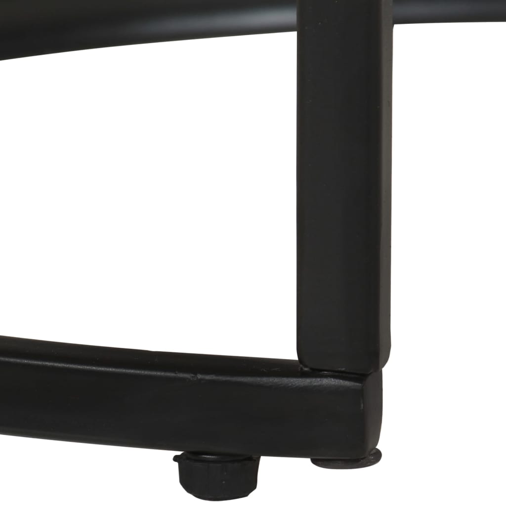 Stablebord 2 stk grovt mangotre vidaXL