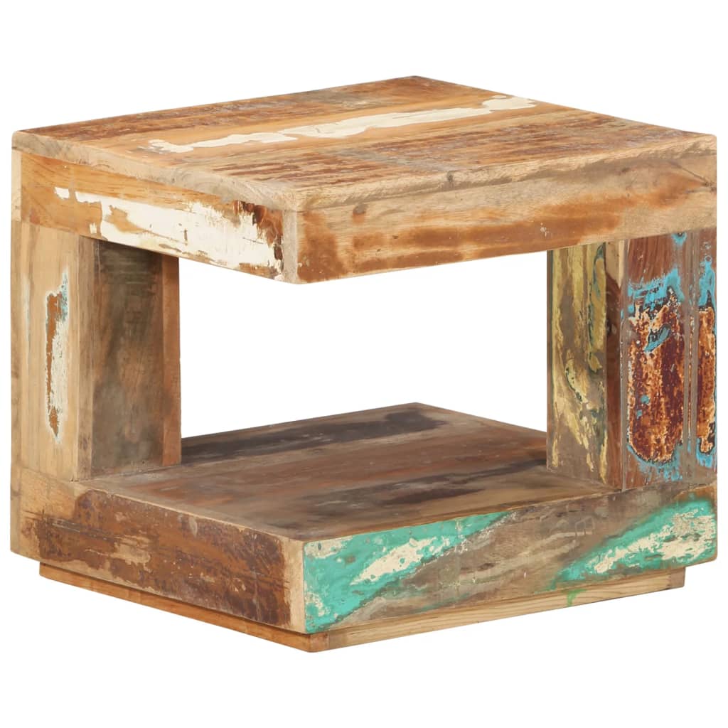 Salongbord 45x45x40 cm gjenvunnet heltre