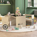 Barnebord og stolsett 3 deler terrengbildesign MDF