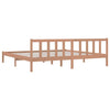 Sengeramme honningbrun heltre furu 200x200 cm