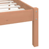 Sengeramme honningbrun heltre furu 200x200 cm