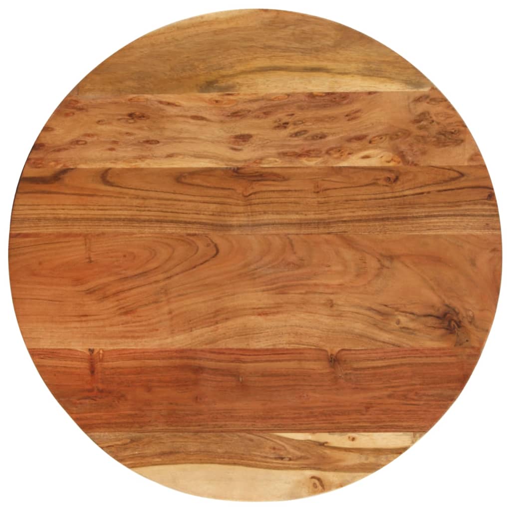 Sidebord 60x(42-62) cm heltre akasie og støpejern