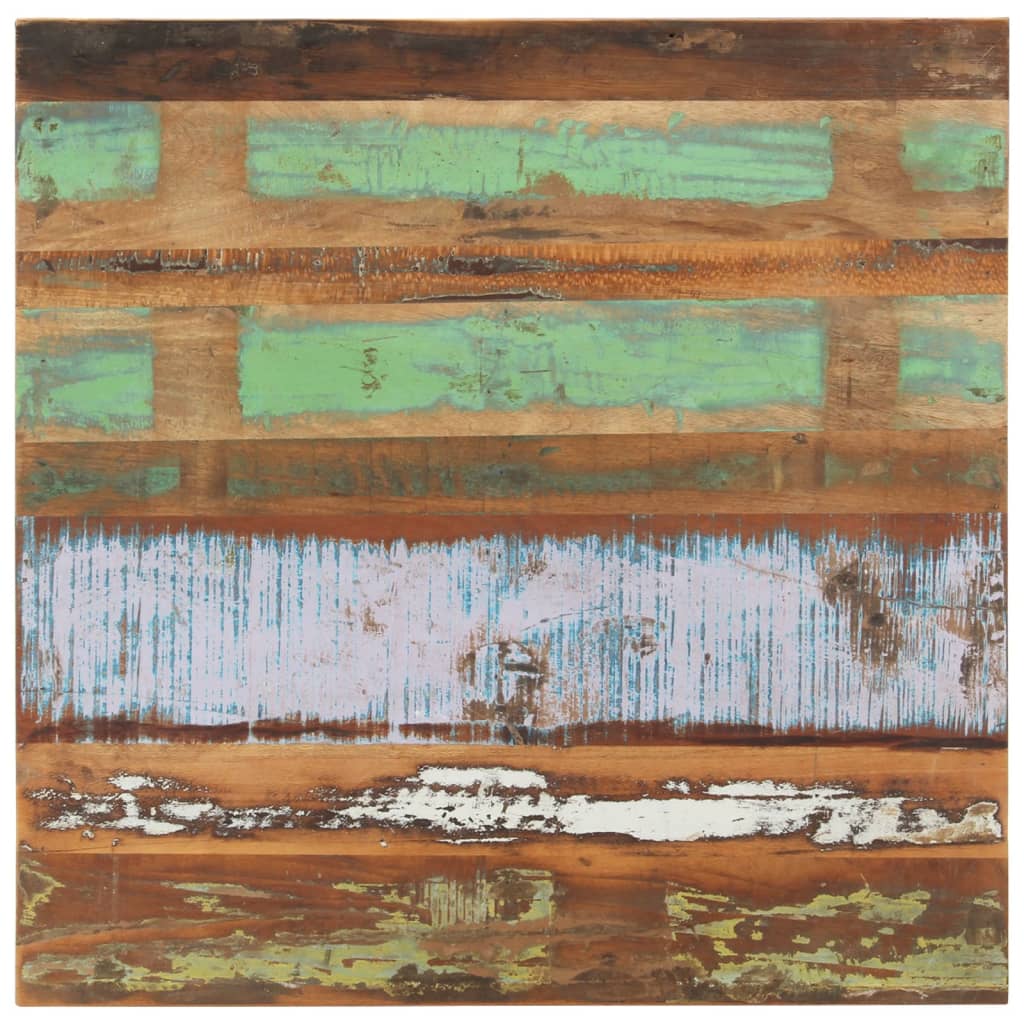 Salongbord 80x80x40 cm gjenvunnet heltre