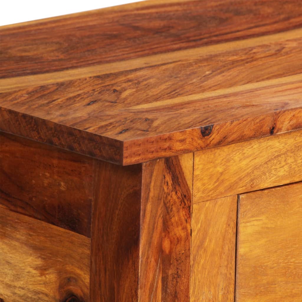 Skjenk med 3 skuffer 110x30x80 cm heltre akasie