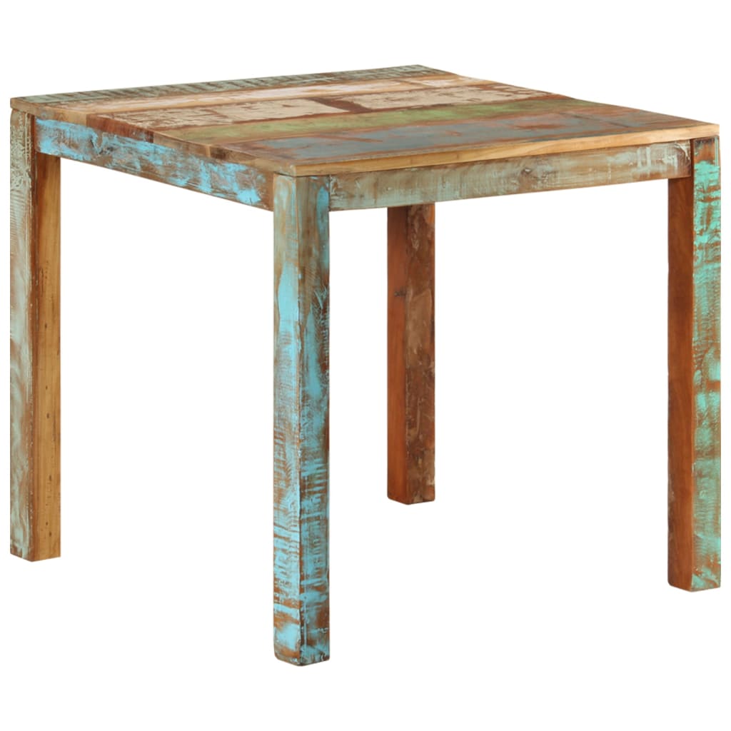 Spisebord 82x80x76 cm gjenvunnet heltre