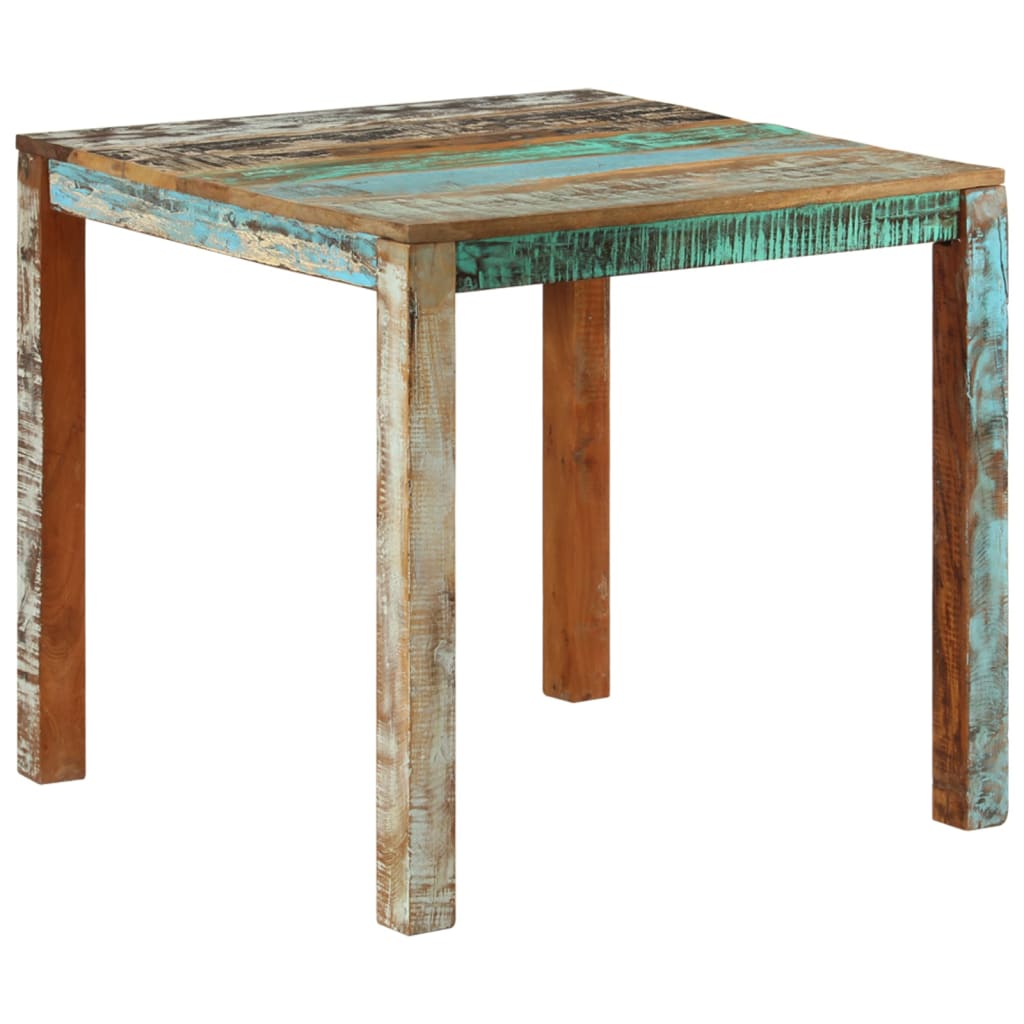 Spisebord 82x80x76 cm gjenvunnet heltre