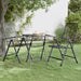 Hagebord 60x60x72 cm strekkmetall netting antrasitt