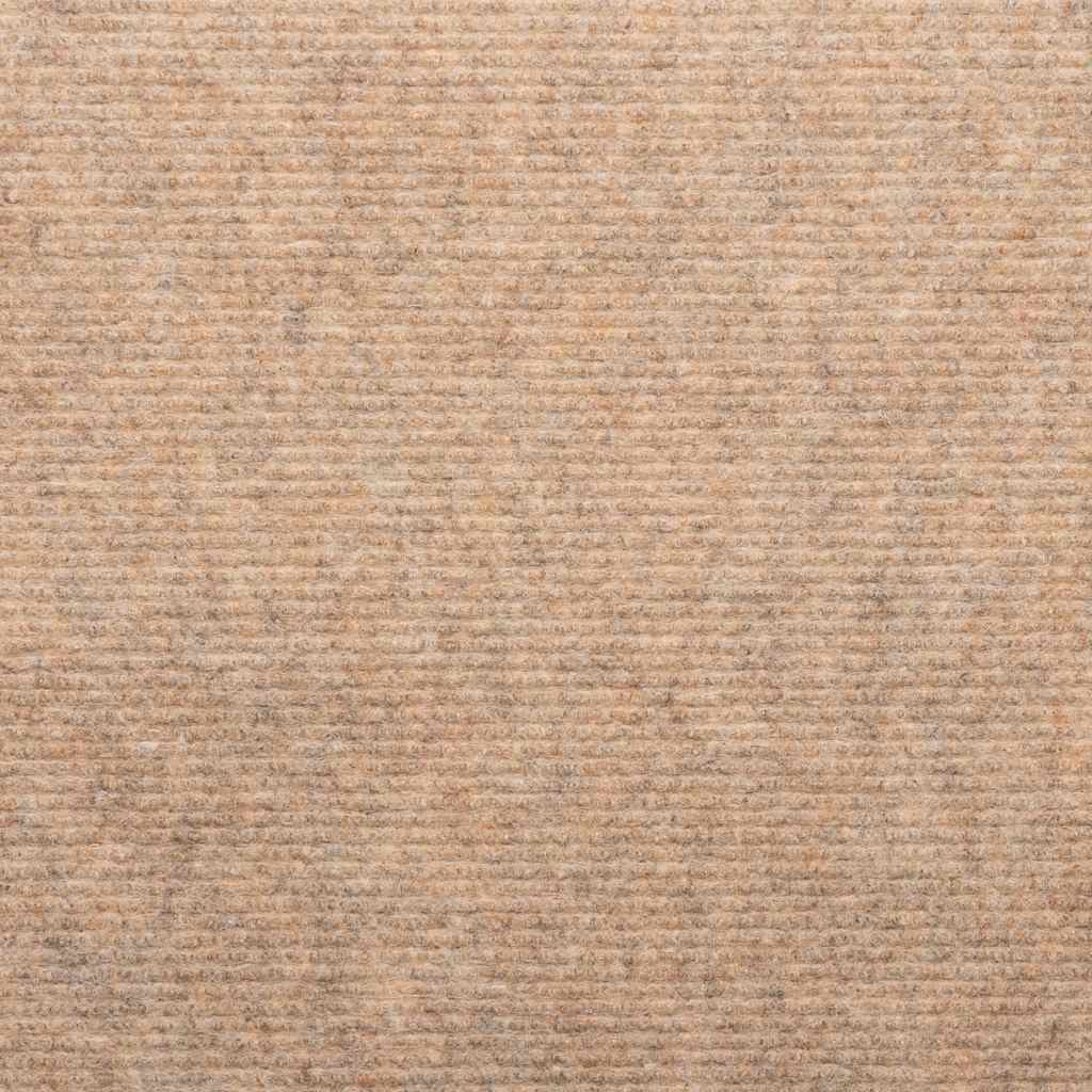 Selvklebende trappematter 15 stk 56x17x3 cm beige