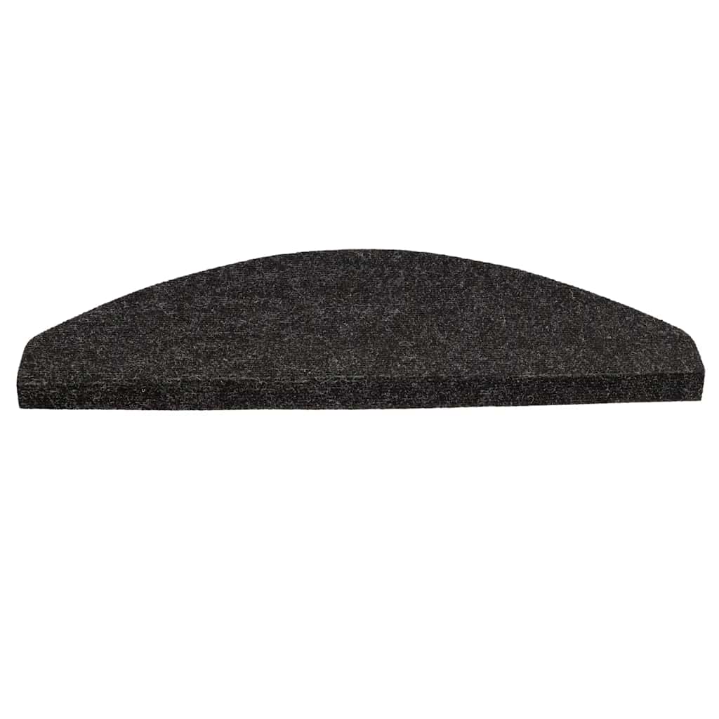 Selvklebende trappematter 15 stk 65x22,5x3,5 cm antrasitt
