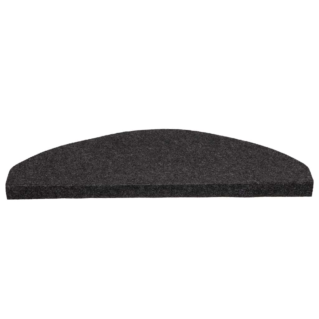 Selvklebende trappematter 15 stk 65x22,5x3,5 cm svart