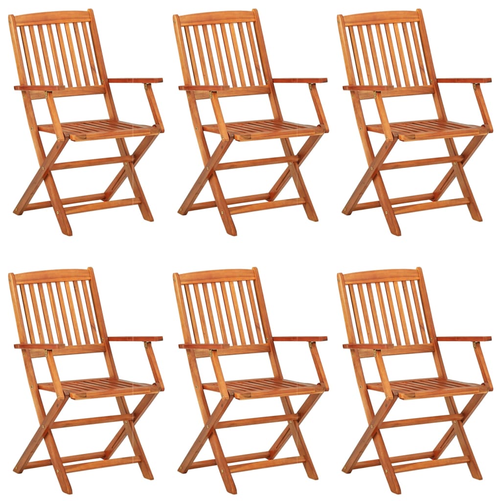Hagespisegruppe 7 deler 180x90x75 cm heltre akasie