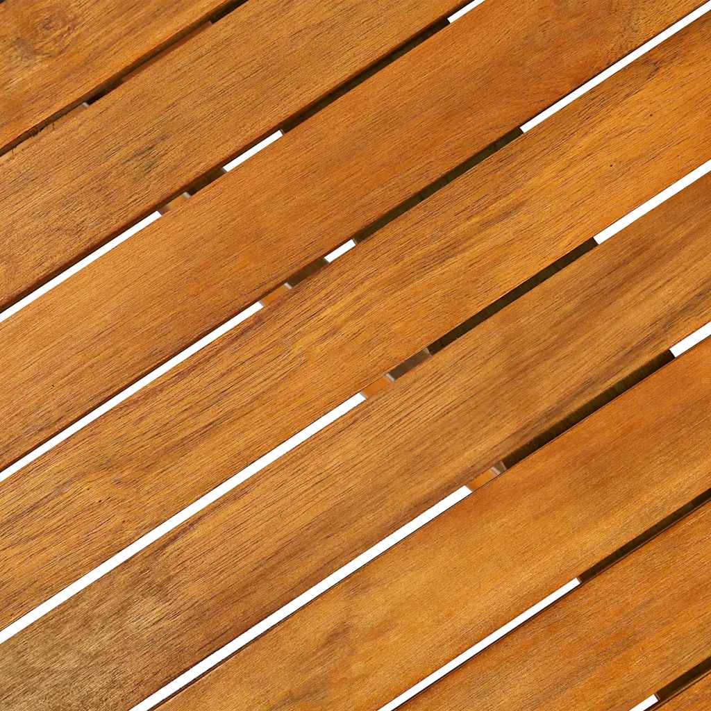 Hagespisegruppe 7 deler 180x90x75 cm heltre akasie