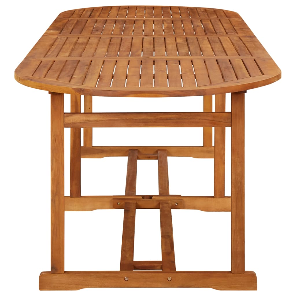 Hagespisegruppe 13 deler 280x90x75 cm heltre akasie