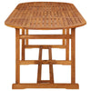 Hagespisegruppe 13 deler 280x90x75 cm heltre akasie
