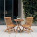 Hagespisestuesett 3 deler heltre teak