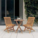 Hagespisestuesett 3 deler heltre teak