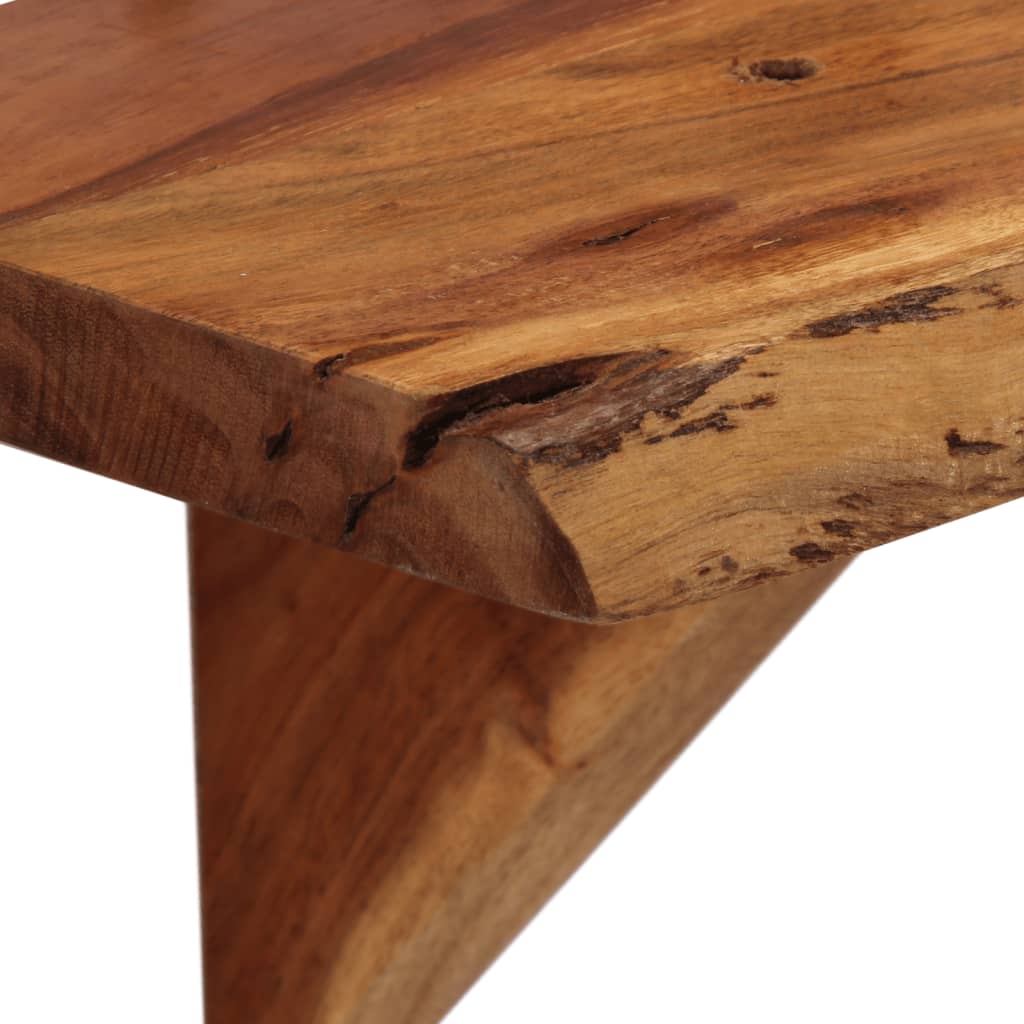 Vegghyller 2 stk 110x20x18 cm heltre akasie