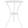 Bistrosett 3 deler støpt aluminium hvit