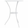 Bistrosett 3 deler støpt aluminium hvit